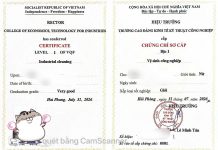 Chứng chỉ vệ sinh công nghiệp học Online toàn quốc